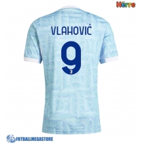 Fotballdrakt Herre Juventus Dusan Vlahovic #9 Bortedrakt 2025-26 Kortermet